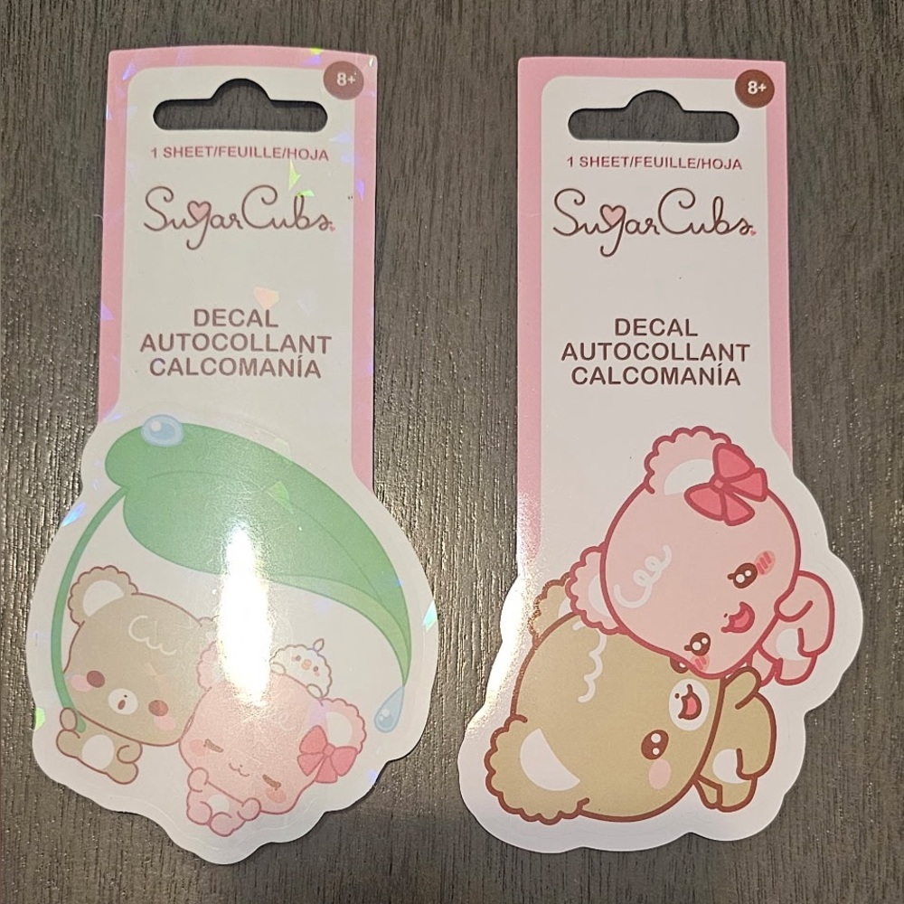 Bundle of 37 Trends International Sugar Cubs Single Decal Stickers (2 styles)